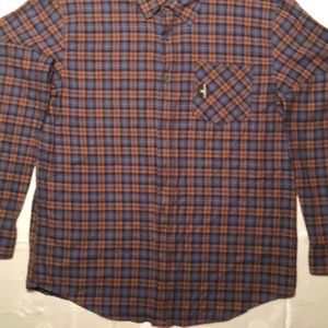 Men’s XL button down Flannel 100% cotton shirt